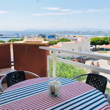 Roc Mar 7 2a - Apartamento Cerca Del Centro Y De La Playa - Terraza Con Vistas Al Mar Y Al Puerto Rosas
